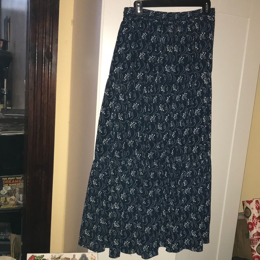 Floral Tiered Maxi Skirt, J. Crew, brand new!